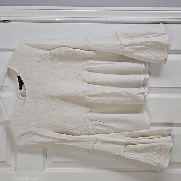 American Eagle cream boho top S - Picture 1 of 3